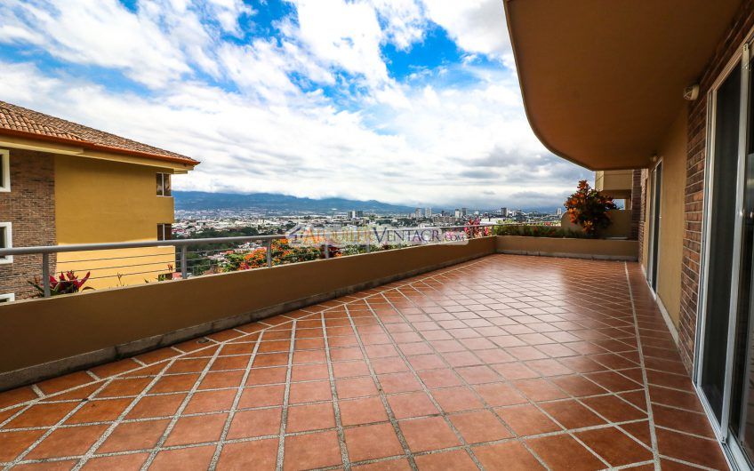 Apartamento de 3 habit. con vista y terraza en San Rafael Escazú