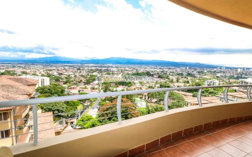 Lujoso apartamento amueblado con full vista en San Rafael Escazú