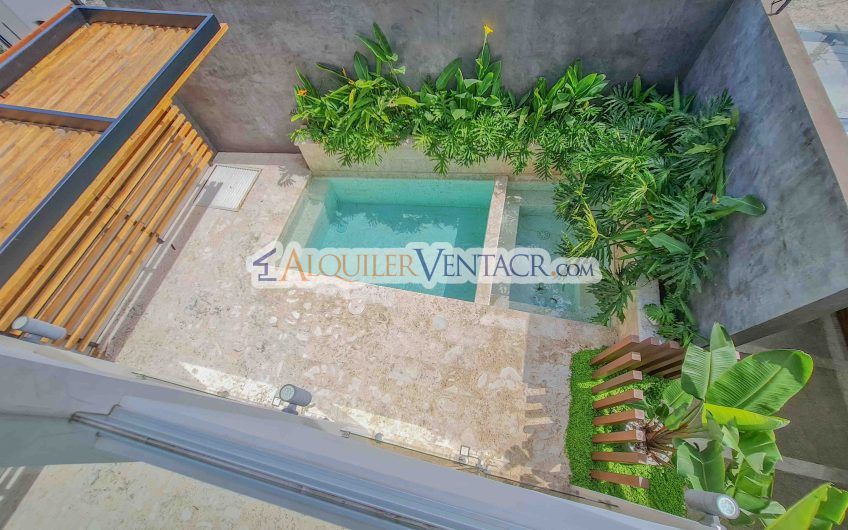 Lujosa casa de 406 m2 con piscina propia en Jaboncillos Escazú