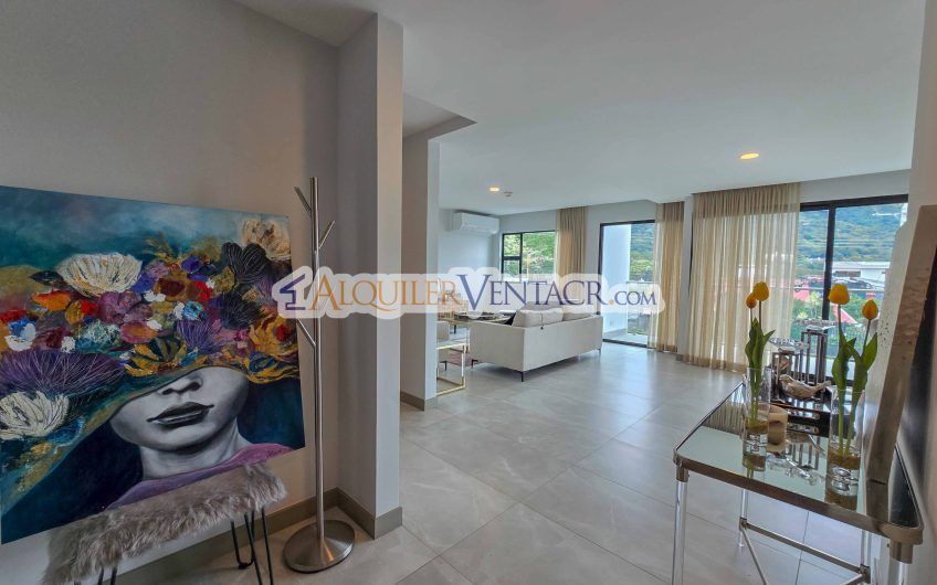 Para estrenar! Lujoso apartamento con vista en Escazú Centro