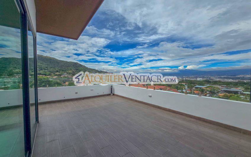 Para estrenar! Lujoso Penthouse con vistas en Escazú Centro