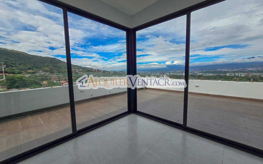 Para estrenar! Lujoso Penthouse con vistas en Escazú Centro