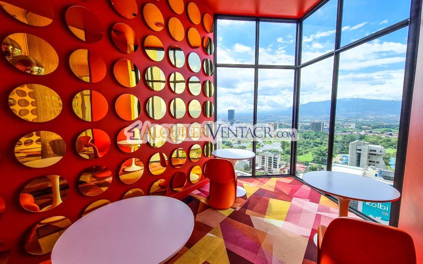 Torre Secrt Sabana! Apartamento amueblado de 2 habit. con vista