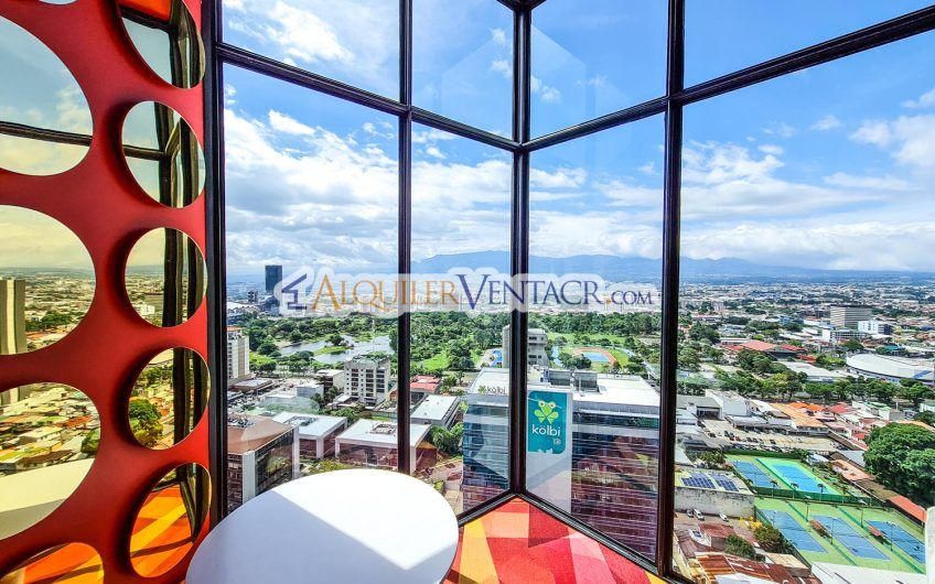 Torre Secrt Sabana! Apartamento amueblado de 2 habit. con vista