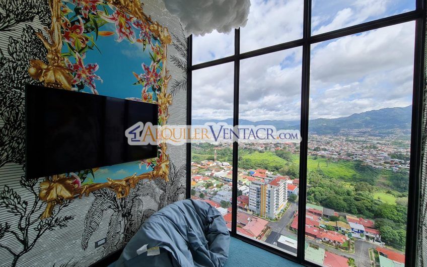 Torre Secrt Sabana! Apartamento amueblado de 2 habit. con vista