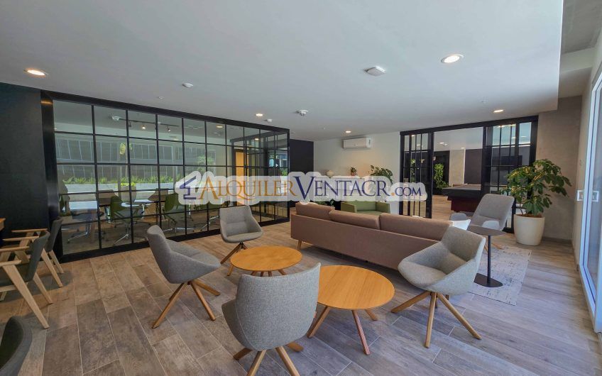 Avenida Escazú para estrenar! Apartamento con línea blanca y balcón