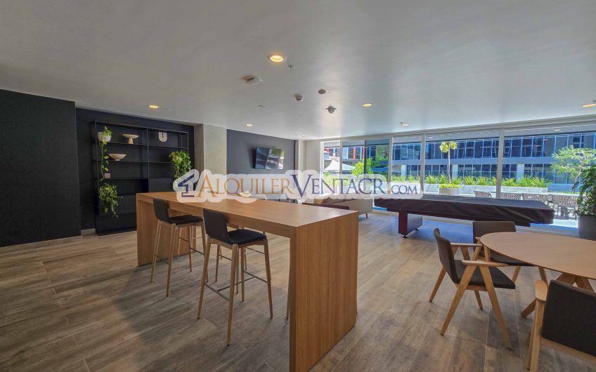 Avenida Escazú para estrenar! Apartamento con línea blanca y balcón