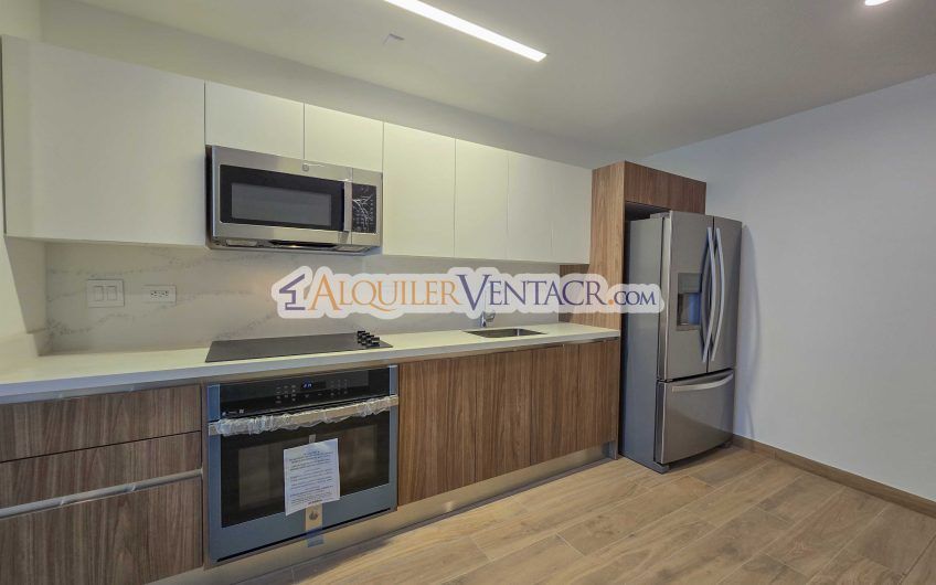 Avenida Escazú para estrenar! Apartamento con línea blanca y balcón