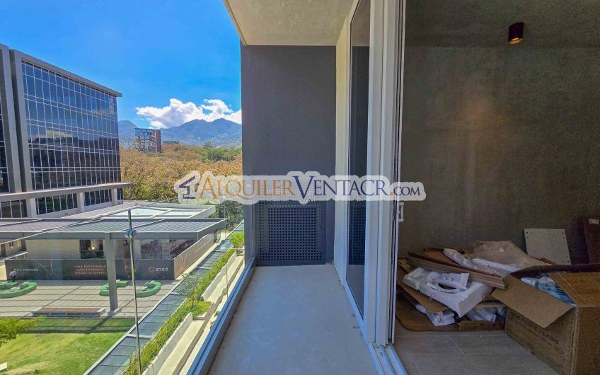 Avenida Escazú para estrenar! Apartamento con línea blanca y balcón
