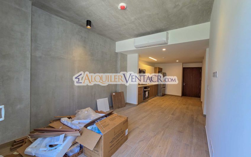 Avenida Escazú para estrenar! Apartamento con línea blanca y balcón