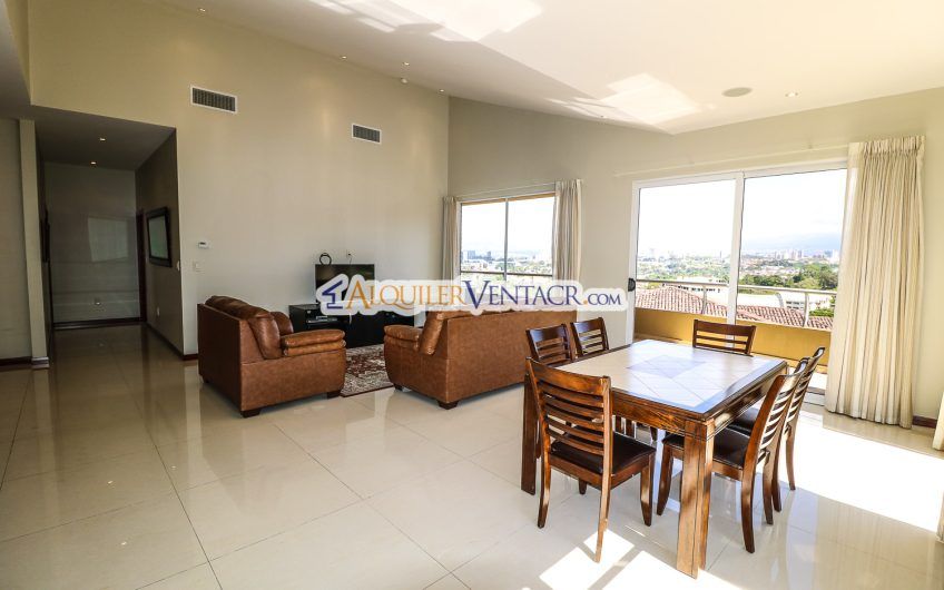 Apartamento amueblado con full vista en San Rafael Escazú