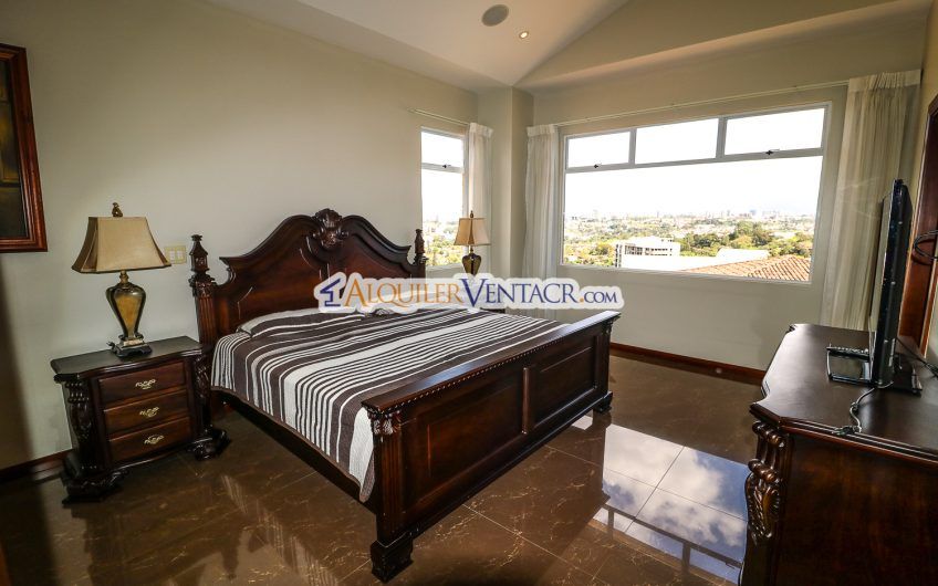 Apartamento amueblado con full vista en San Rafael Escazú