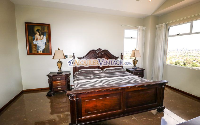 Apartamento amueblado con full vista en San Rafael Escazú