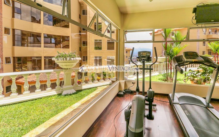Apartamento amueblado de 2 habit. en San Rafael Escazú