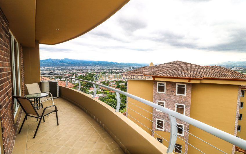 Lujoso apartamento amueblado con vista en San Rafael Escazú