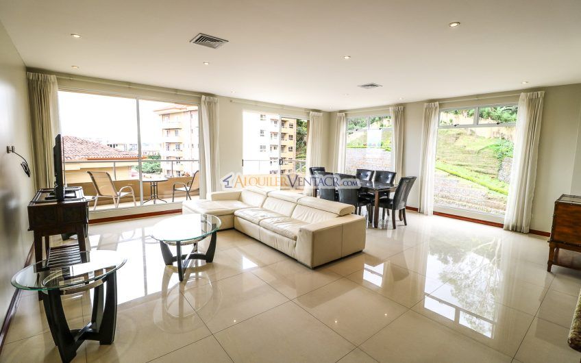 Lujoso apartamento amueblado con vista en San Rafael Escazú