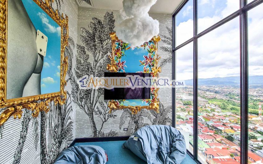 Torre Secrt Sabana! Apartamento amueblado de 2 habit. con vista
