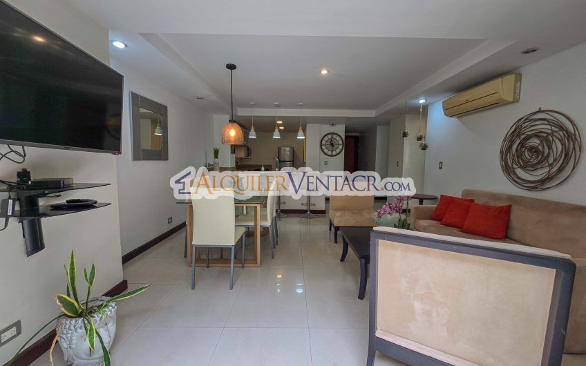 Apartamento amueblado con jardín en Guachipelín Escazú