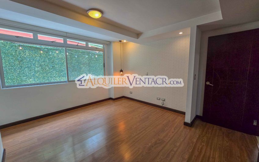 Apartamento amueblado con jardín en Guachipelín Escazú