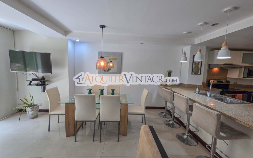 Apartamento amueblado con jardín en Guachipelín Escazú