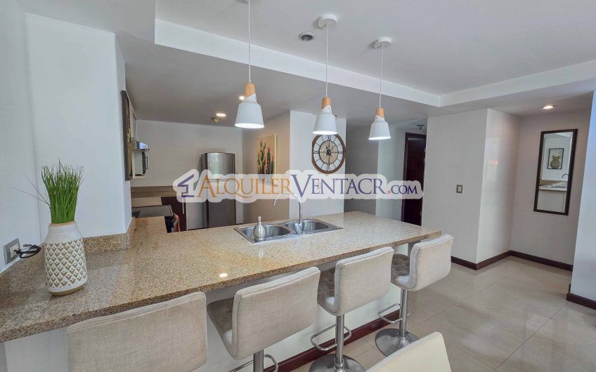 Apartamento amueblado con jardín en Guachipelín Escazú