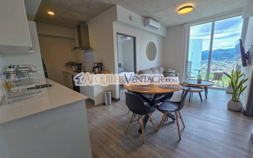 Torre Secrt Sabana! Apartamento amueblado de 2 habit. con vista