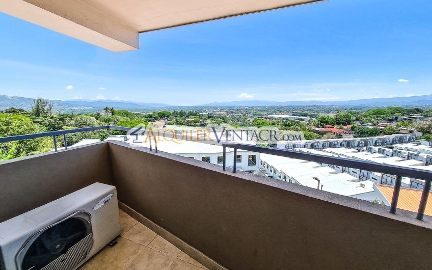 Penthouse amueblado de 2 habit. con vista en Guachipelín Escazú