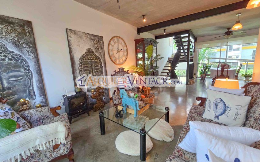 Condo amueblado estilo Loft en Santa Ana Centro x La Cruz Roja