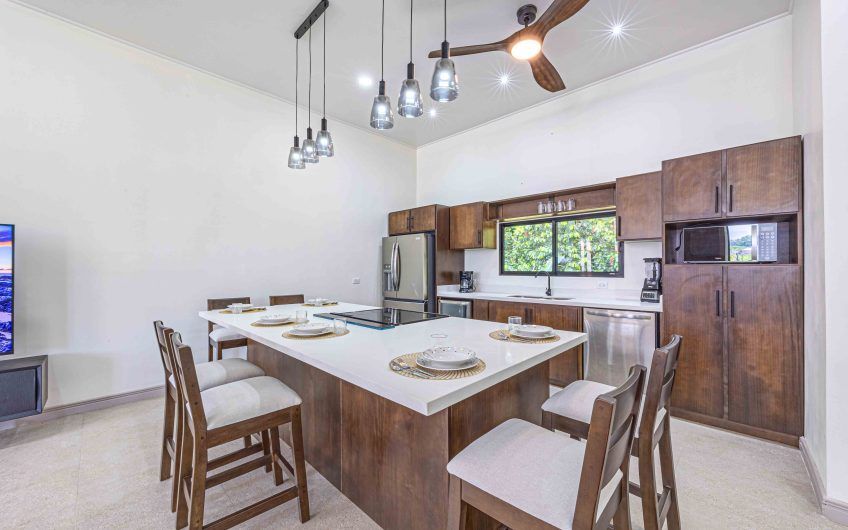 Propiedad con 2 casas de un solo nivel con piscina privada al norte de Dominical Puntarenas