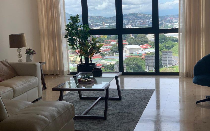Metropolitan Tower Sabana! Lujoso apartamento amueblado con vista