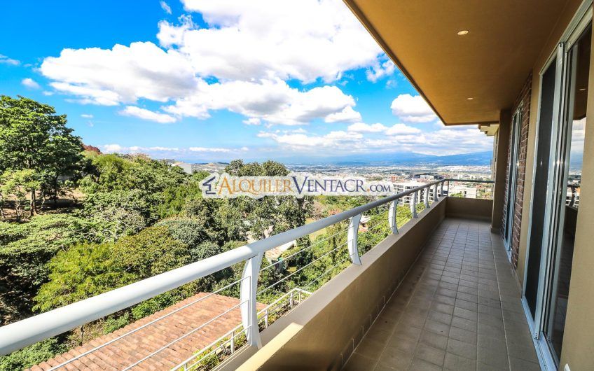 Lujoso apartamento con vista y terraza en San Rafael Escazú