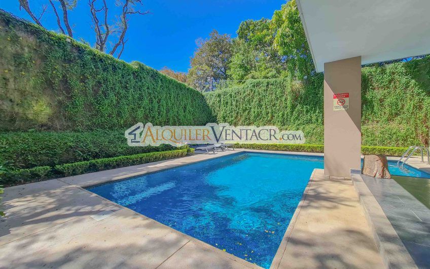 Lujoso apartamento con línea blanca y vista en Brasil de Santa Ana