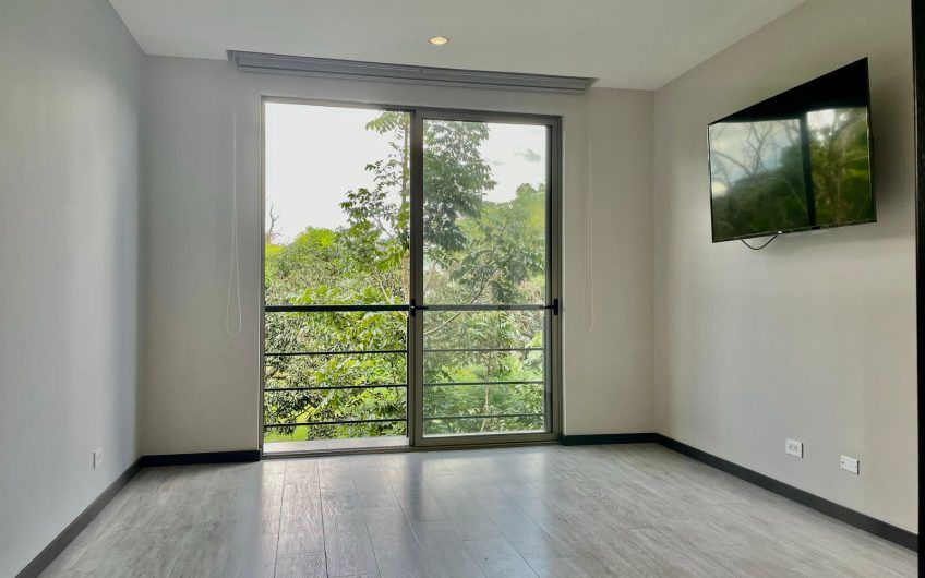 Lujoso apartamento con línea blanca y vista en Brasil de Santa Ana