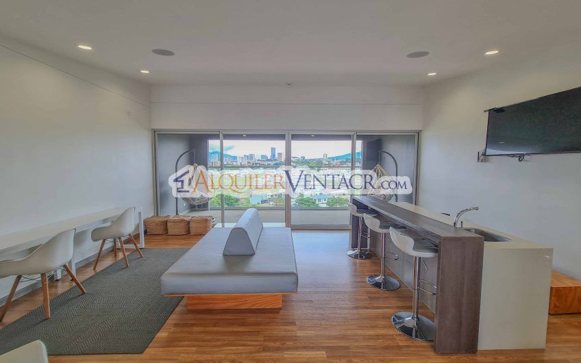 CAIA Bello Horizonte Escazú! Apartamento amueblado con vista