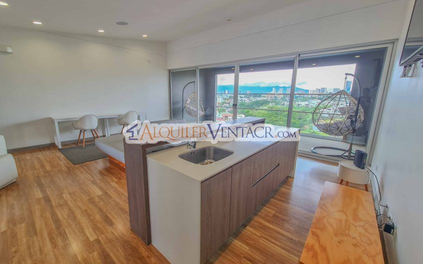 CAIA Bello Horizonte Escazú! Apartamento amueblado con vista