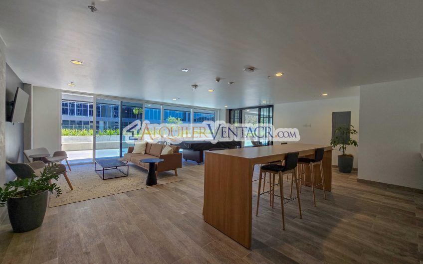 Avenida Escazú! Apartamento con línea blanca y balcón