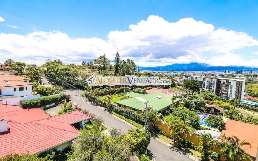 Apartamento de 2 habit. con vista en Bello Horizonte Escazú